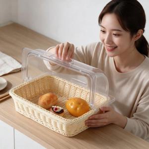 투명 푸드커버 주방 식탁 위생커버 세로 가로형 식기 쟁반