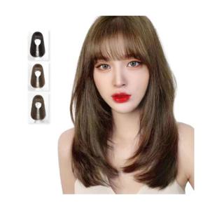 루미나D 가발 여성 생머리 통가발 자연스러운 내추럴 외출 헤어스타일 착용