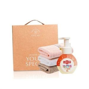 핸드 워시 타월 선물 손세정제 타월 선물 어린이집 유치원 답례품 세정제 학원 세정 집들이 거품형 욕실용