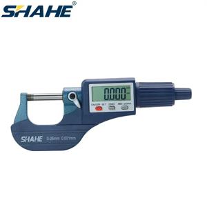 SHAHE 0.001mm 전자 외부 마이크로미터 0-25mm 디지털 마이크로미터 전자 디지털 캘리퍼스 게이지