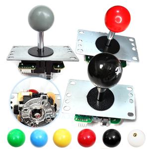 복사 Sanwa 아케이드 조이스틱 라운드 볼 상단 5 핀 커넥터 USB 보드 PC PS3 게임 콘솔 DIY 방향 컨트롤러