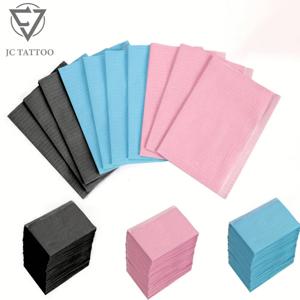 25/50/100Pcs 일회용 문신 클린 패드 문신 방수 테이블 커버 클린 패드 환자 치과 냅킨 문신 액세서리