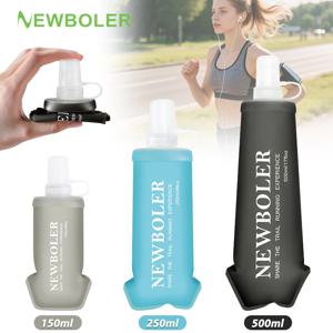 150/250/500ml TPU 접이식 소프트 플라스크 스포츠 물병 휴대용 물병 러닝 하이킹 자전거 피트니스 물 주머니
