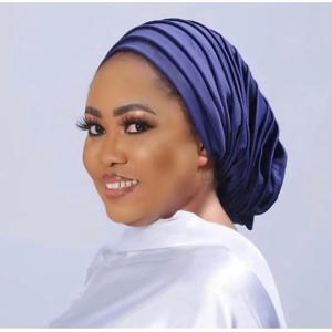 캔디 컬러 숙녀 머리 랩 이슬람 Hijab 보닛 패션 헤드 기어 동향 여성을위한 탄성 전신 Pleated Turban 모자