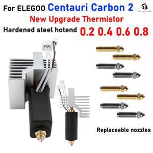 Elegoo CC2 핫엔드 0.2/0.4/0.6/0.8mm 조립형 압출기 핫엔드 키트 업그레이드 (Elegoo Centauri Carbon 2 핫엔드 / Centauri 노즐용)
