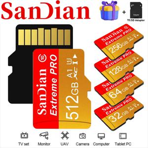 메모리 카드 래피드 512GB 256GB 128GB 64GB 32GB 마이크로 TF SD 카드 SD 카드 TF 카드 보안 카메라/전자책 리더/노트북/휴대용 게임기용