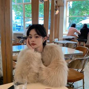 2026 신상 겨울 여성 인조 모피 코트 패션 캐주얼 모조 폭스 퍼 재킷 짧은 루즈핏 다용도 여성 퍼 코트 탑