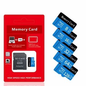 마이크로 메모리 SD 카드 128GB 32GB 64GB SD 카드 SD/TF 플래시 카드 32 64 128GB 클래스 10 메모리 카드 (휴대폰용)