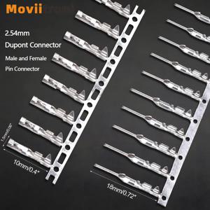 50/100Pairs Dupont 커넥터 2.54mm 점퍼 와이어 케이블 핀 커넥터 하우징 점퍼 용 터미널 암수 압착 핀 키트