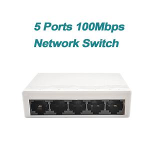 10/100Mbps 네트워크 스위치 5포트 이더넷 스위치 인터넷 분배기 데스크탑 RJ45 허브