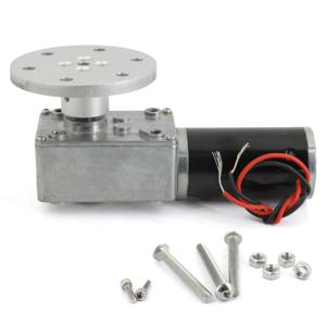 5840-31ZY 웜 기어 모터 DC 12V/24V 7RPM~470RPM 속도 조절 가능 DC 기어 모터 및 8mm D형 샤프트 플랜지 커플링