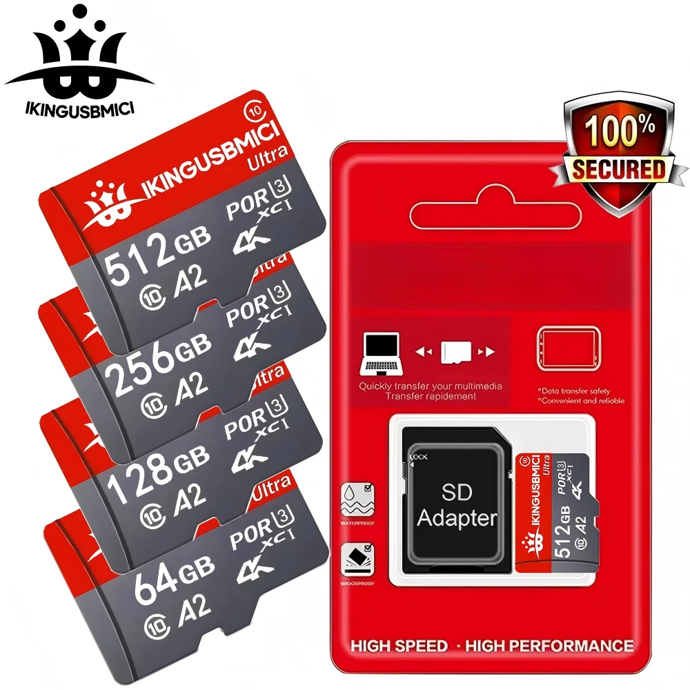 32GB 64GB 128GB 256GB 마이크로 TF SD 카드 TF 카드 SD 카드 메모리 카드 A2 고속 전송 닌텐도 스위치 디지털 기기용