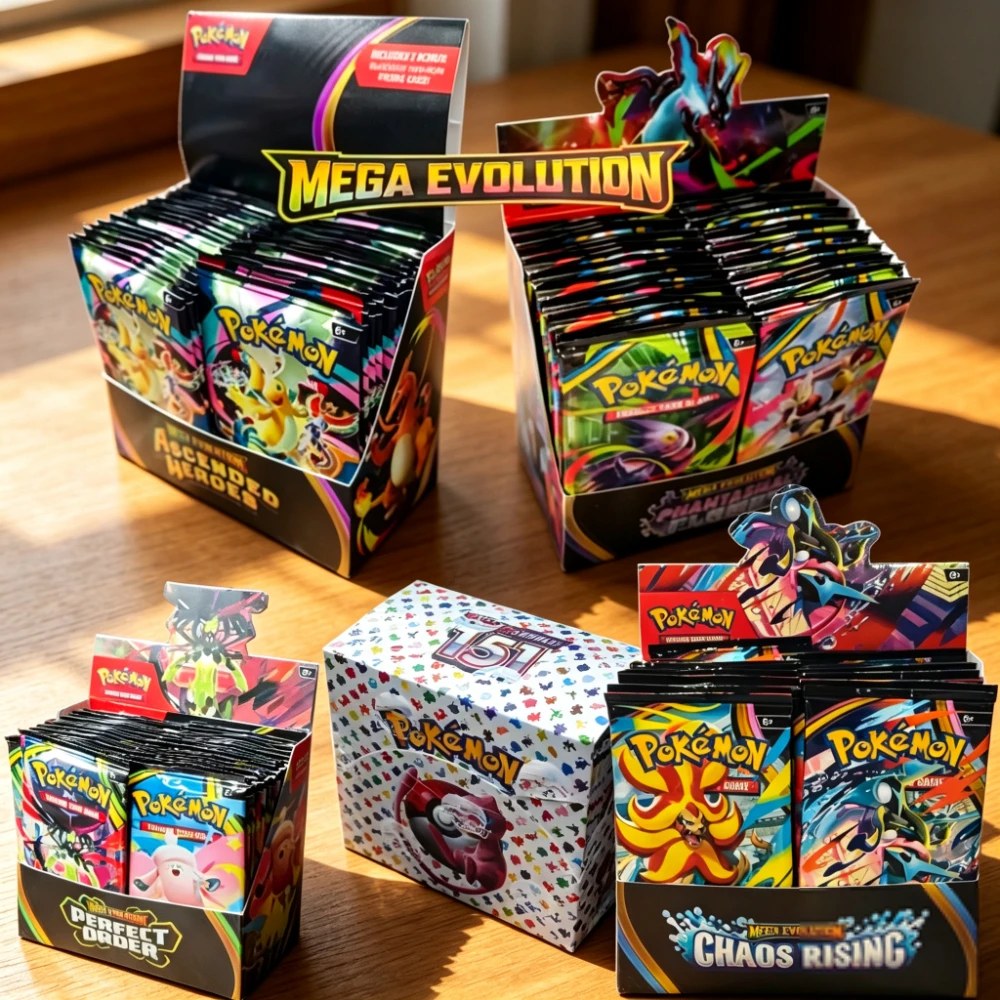 90/360개 포켓몬 카드 팩 151, 상승한 영웅들 Evolutions, PALDEAN FATES, 영어 보충팩, 배틀 트랜잭션 카드 선물