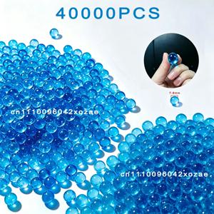 고정밀 솔리드 유리구슬 40000개 실험용품 새총 탄환 어항 장식용 공