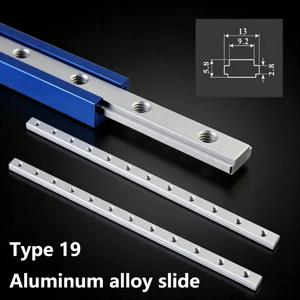 2PC 19T슬롯 마이터 트랙 지그 알루미늄 합금 마이터 T-트랙 슬라이더 T 트랙 슬롯 (마이터 트랙 고정 슬롯용) 목공 도구