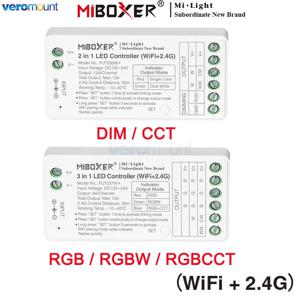 미박서 지그비/와이파이/2.4G 스마트 LED 컨트롤러 FUT035W+ FUT035S+ DIM CCT FUT037W+ FUT037Z+ RGB RGBW RGBCCT LED 스트립용