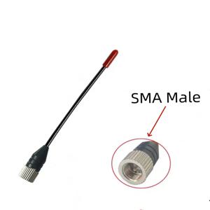 600/800MHz 710-782MHz 무선 마이크 수직 SMA 남성형 개조 커넥터 버트의 소형 비 안테나 10/13/16/20cm