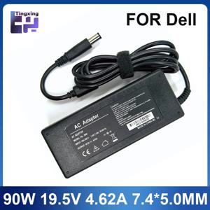 새로운 19.5V 4.62A 90W 7.4*5.0MM 노트북 어댑터 충전기 DELL Latitude14R 15R 552 7520 14Z 17R 5720 E6400 E7440 LA90PM111