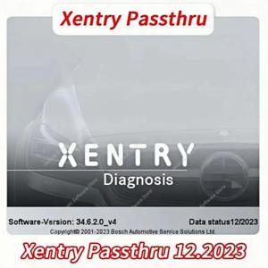 2026년 히트 상품 Xentry Passthru 12.2023 진단 및 프로그래밍 도구, J2534 인터페이스, 차량 ECU 코딩 및 유지보수 도구
