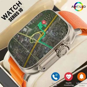 2026 신형 워치 10 울트라 스마트워치 49mm 신형 NFC 남녀공용 GPS 트랙 블루투스 통화 BT 음악 게임 무선 충전 스마트워치