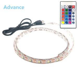 USB LED 스트립 SMD3528 조명 5V 어댑터 스트링 크리스마스 데스크 장식 램프 테이프 TV 배경 조명 5V 50CM 1M 2M 3M 4M 5M