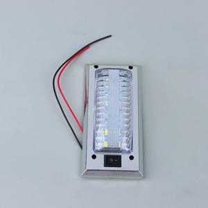LED 12V-24V 패널 라이트 자동차 인테리어 독서 램프 밴 트럭 RV 보트 캠핑카 조명 스위치 켜기 끄기 용 고휘도 캐빈 조명