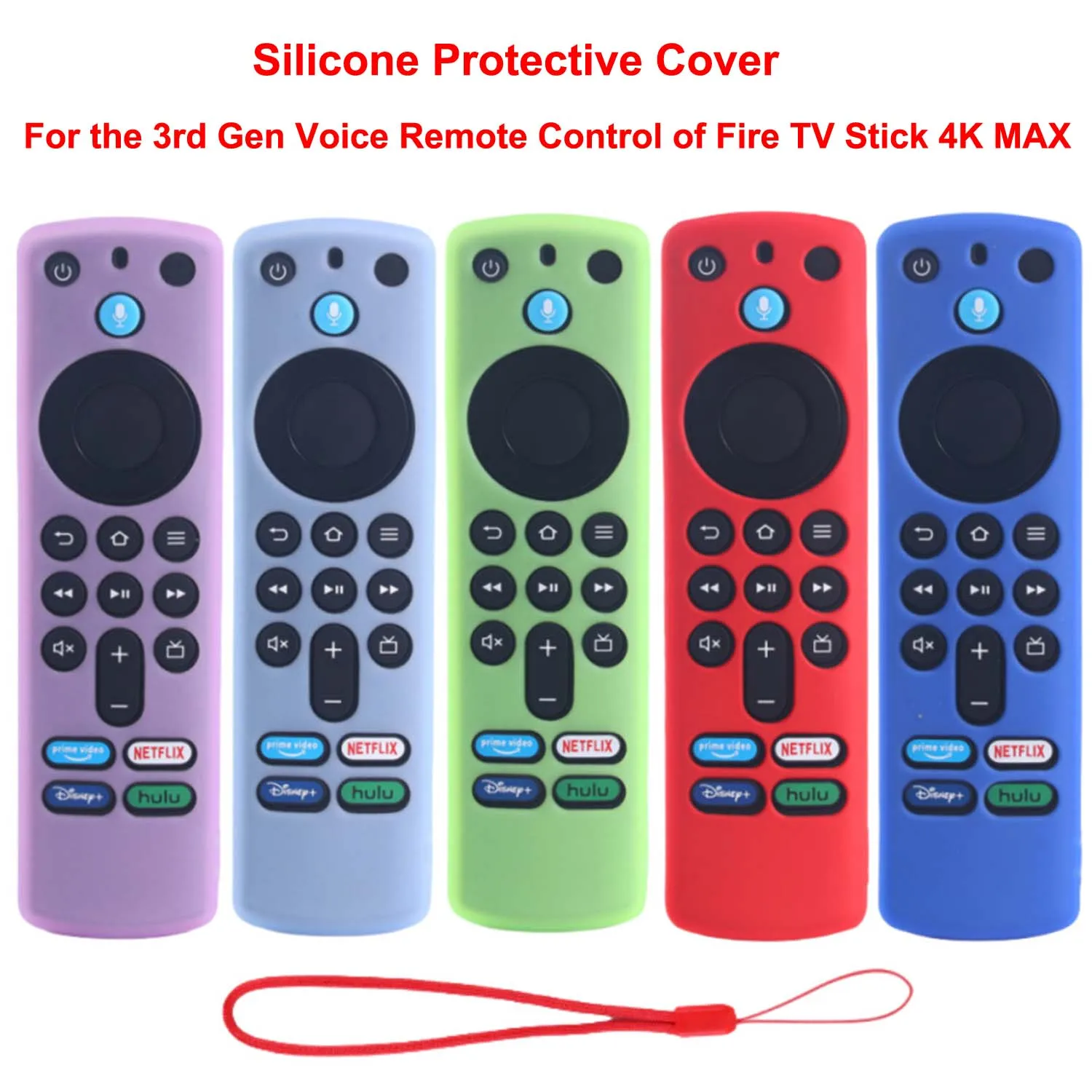 Fire Stick 4K MAX 3세대 원격 Glow-in-the-Dark Anti-Drop 방진 케이스용 실리콘 보호 커버 Fire TV 제어용