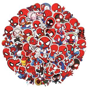 10/30/50pcs 만화 마블 스파이더 맨 스티커 애니메이션 슈퍼 영웅 스티커 DIY 편지지 전화 노트북 재미 있은 낙서 데칼 장식