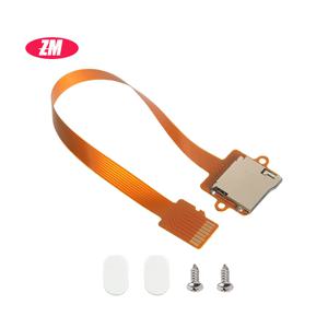 마이크로 SD 메모리 카드 키트 남성-여성 연장 케이블 소프트 리본 플랫 마이크로 SD/TF 카드 FPC 케이블 연장선 15cm