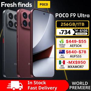 POCO F9 Ultra 글로벌 버전【세계 최초 공개】스냅드래곤 8 엘리트 5세대 8050mAh 100W 유선 충전 6.9인치 185Hz AMOLED 디스플레이 200MP 5G