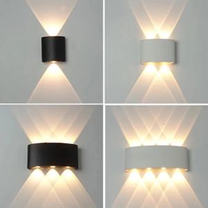 Led 벽 램프 야외 계단 전등 머리맡 로프트 거실 위로 홈 복도 Lampada 2W 4W 6W 8W 10W 12W 벽 Sconces