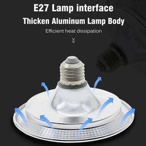 AC85-265V LED 식물 성장등, 채소 개화용 풀 스펙트럼 E27 식물 전구, 수경재배용 LED 식물 성장등 (실내 식물용)