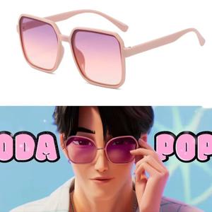 새로운 애니메이션 사자스 소년 코스프레 안경 케이팝 아이돌 남녀 트렌디 선글라스 할로윈 크리스마스 파티 역할 놀이 액세서리