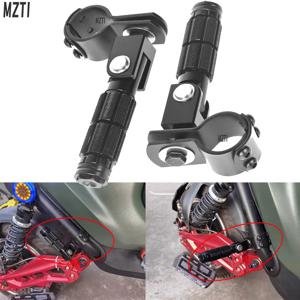 22-27mm/30-35mm 오토바이 범용 페달 접이식 발판 풋페그 (혼다, 야마하, 스즈키, BMW, KTM 호환)