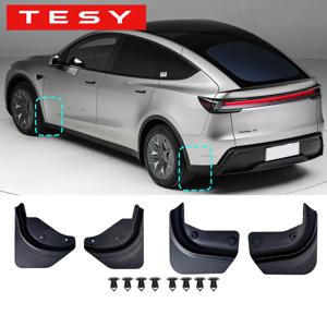 테슬라 모델 Y L YL 2026 LWB 롱 휠베이스용 휠 펜더 머드플랩, 외부 업그레이드 보호 스플래시 가드 세트 4개