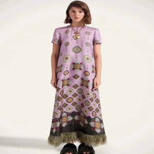 여성을위한 아프리카 드레스 우아한 짧은 소매 Dashiki Maxi A-Line 드레스 숙녀 전통 아프리카 의류 Fairy Dreaes