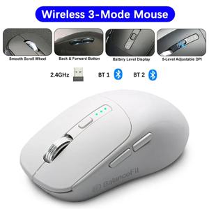 무선 마우스 USB 2.4GHz 블루투스 호환 인체공학적 무선 오피스 마우스 아이패드 맥북 태블릿 노트북 컴퓨터 PC용