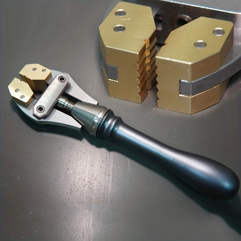 1개 고품질 조절식 핸드형 바이스, 황동 죠, 와이어 작업용, 수공예 DIY 공구 클램프