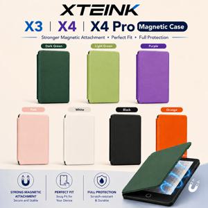 XTEINK X3 X4 X4 Pro E-리더용 자석 케이스, 슬림한 충격 방지 보호 커버, 강력한 자석 디자인, 다양한 색상