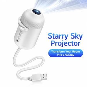 국경을 넘나드는 폭발적인 인기 USB 별빛 투영 조명 자동차 실내 가정 침실 무드등 로맨틱한 은하 분위기 조명