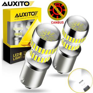 AUXITO 2개입 캔버스 BA15S P21W LED 전구 자동차 라이트 1156 1157 BAY15D P21/5W 후진등 P21W T20 7443 7440 LED 전구 미등 주차등