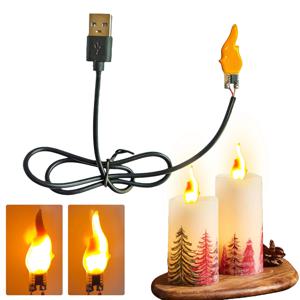 빈티지 불꽃 모양 스트링 라이트 USB 5V 불꽃 전구 플러그 앤 플레이 디자인 실내외 파티 파티오 가정 실내외 장식용
