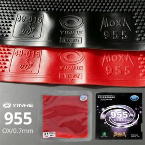 YINHE MOXA 955 탁구 고무 피플스 아웃 핑퐁 고무 시트 비스펀지(OX)/0.7mm-스펀지