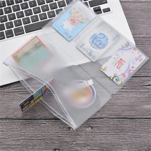 여행자용 PVC 지퍼백 노트북/저널/플래너/액세서리/카드/지갑/여권 수납용 (스탠다드/포켓/패스포트 사이즈)