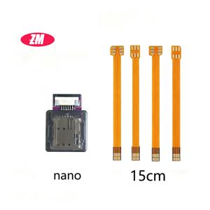 SIM 카드 나노 4FF 변환 어댑터, 나노 4FF SIM/USIM 카드용, 수직 4FF 어댑터, 변환용 FPC 연장 케이블