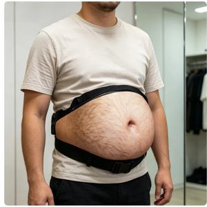 창의적인 시뮬레이션 배꼽 허리 가방 야외 스포츠 재미있는 변신 모바일 수납 가방 개성 있는 가짜 배꼽 허리 가방