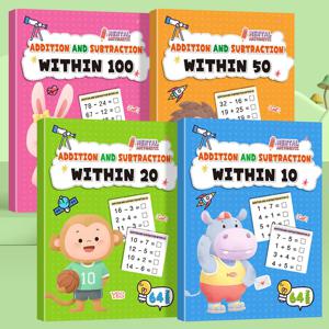 10, 20, 50, 100 이내의 덧셈과 뺄셈 연습장: 1~3학년을 위한 수학 연습 문제 - 속도 훈련 및 시간 제한 연습