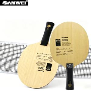 정품 SANWEI T5000 5개의 목재와 2개의 카본 테이블 테니스 블레이드 전문 핑퐁 패들 배트 카본 블레이드