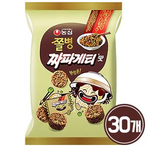 농심 쫄병스낵 짜파게티맛 77g 30개