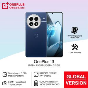 월드 프리미어 OnePlus 13 글로벌 버전 AI 스마트폰 Snapdragon 8 Elite 6000mAh 배터리 50W AIRVOOC 무선 충전 NFC